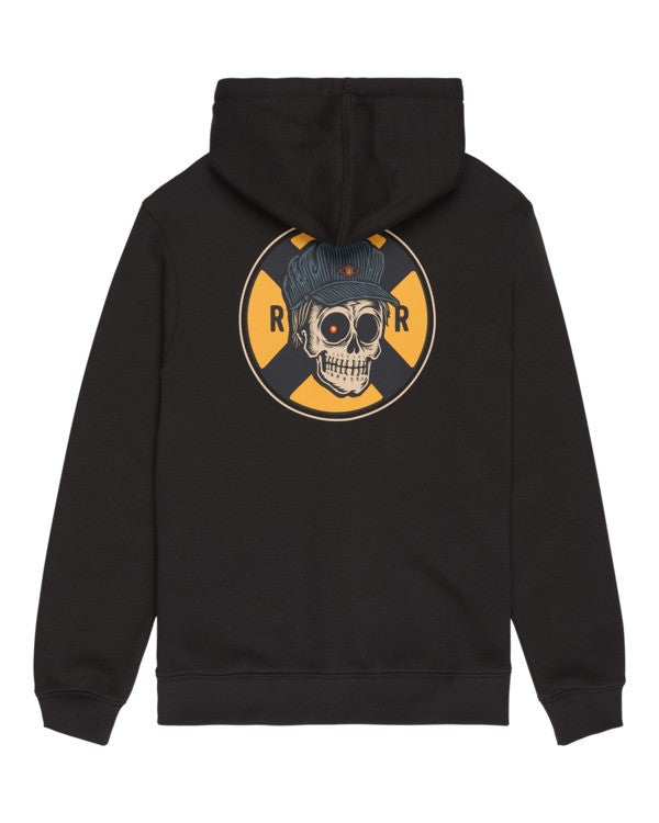Load image into Gallery viewer, Element Men&#39;s Timber Signs Po Hoodie Off Black ELYSF00313-KTA0
