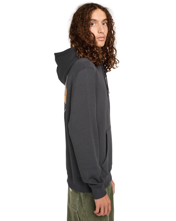 Load image into Gallery viewer, Element Men&#39;s Timber Signs Po Hoodie Off Black ELYSF00313-KTA0
