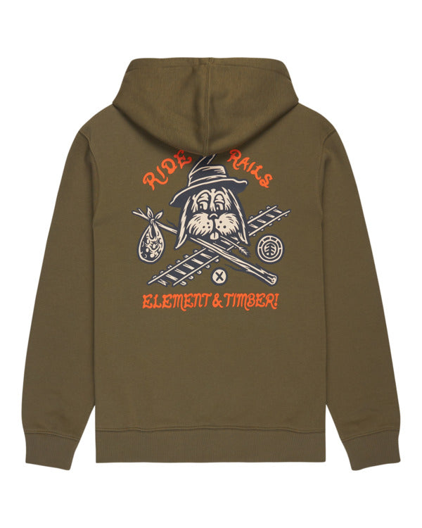 Load image into Gallery viewer, Element Men&#39;s Timber Hobos Hoodie Kalamata ELYSF00314-GZH0
