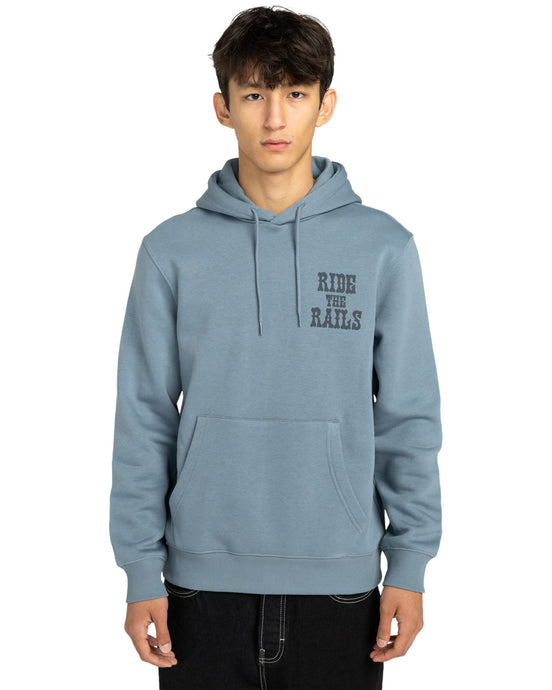 Element Men's Timber On Track Po Hoodie Blue Mirage ELYSF00316-BMK0