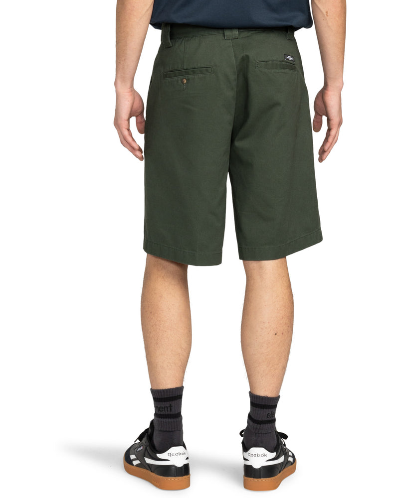 Load image into Gallery viewer, Element Men&#39;s Howland Work 21.8&#39;&#39; Chino Shorts Deep Forest ELYWS00148-KSW0
