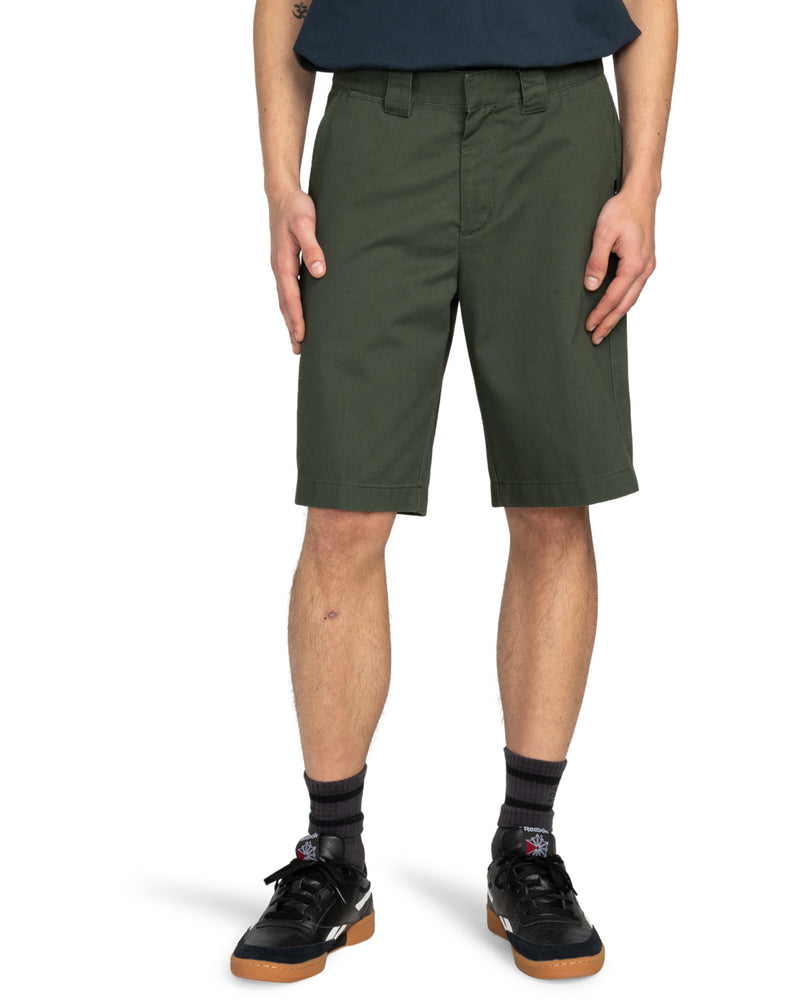 Load image into Gallery viewer, Element Men&#39;s Howland Work 21.8&#39;&#39; Chino Shorts Deep Forest ELYWS00148-KSW0
