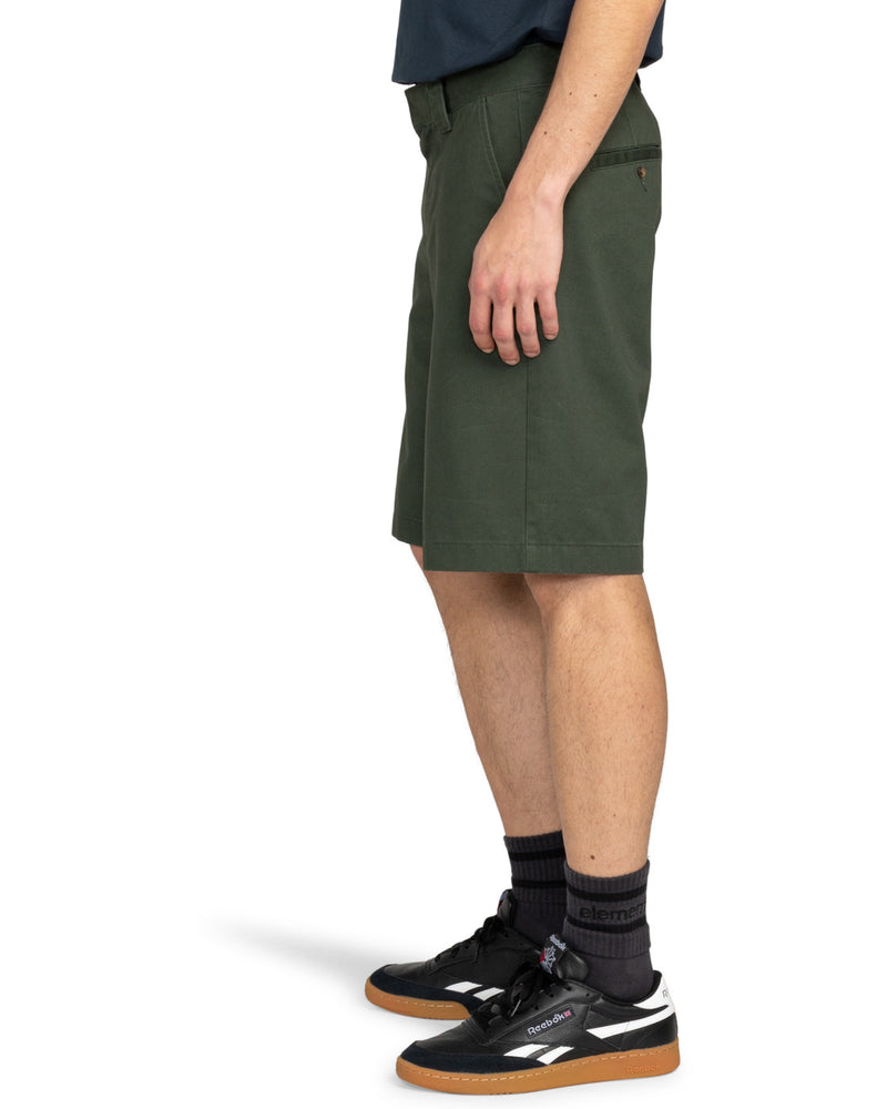 Load image into Gallery viewer, Element Men&#39;s Howland Work 21.8&#39;&#39; Chino Shorts Deep Forest ELYWS00148-KSW0
