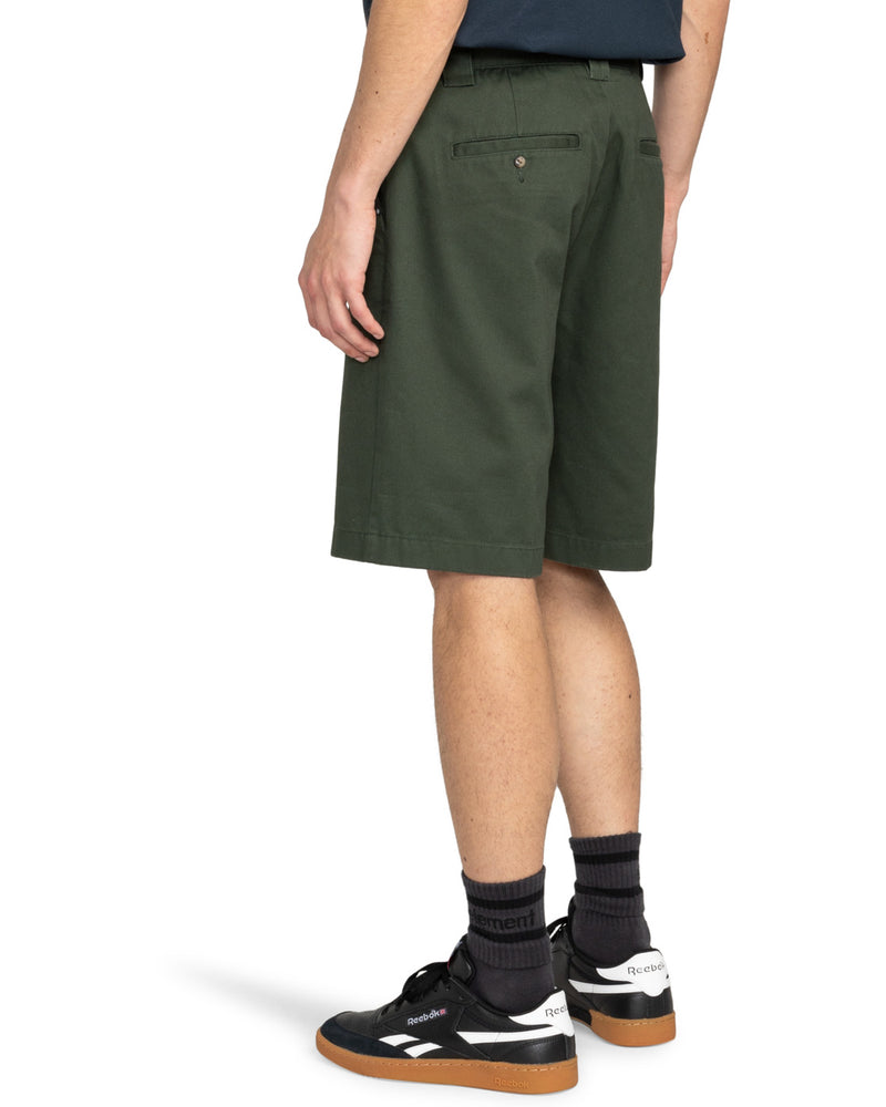 Load image into Gallery viewer, Element Men&#39;s Howland Work 21.8&#39;&#39; Chino Shorts Deep Forest ELYWS00148-KSW0
