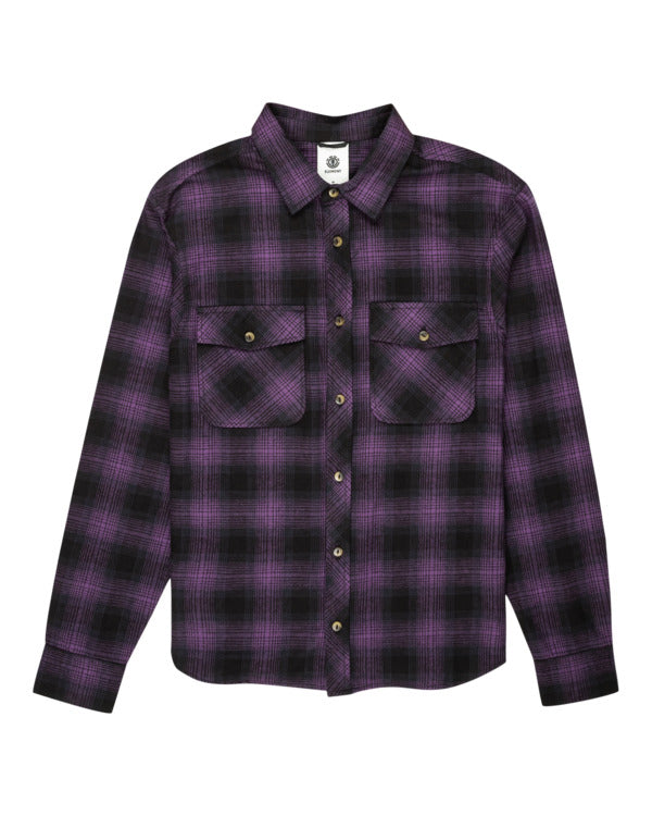 Load image into Gallery viewer, Element Tacoma Classic Shirt Gradient Plaid Grape ELYWT00133-PSD1
