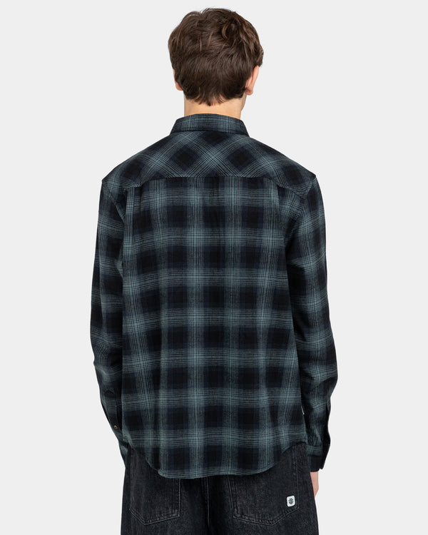Load image into Gallery viewer, Element Tacoma Classic Shirt Gradient Plaid Agave Green ELYWT00133-GZC1
