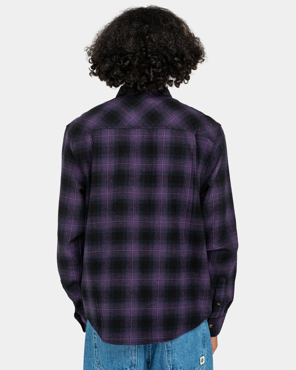 Load image into Gallery viewer, Element Tacoma Classic Shirt Gradient Plaid Grape ELYWT00133-PSD1

