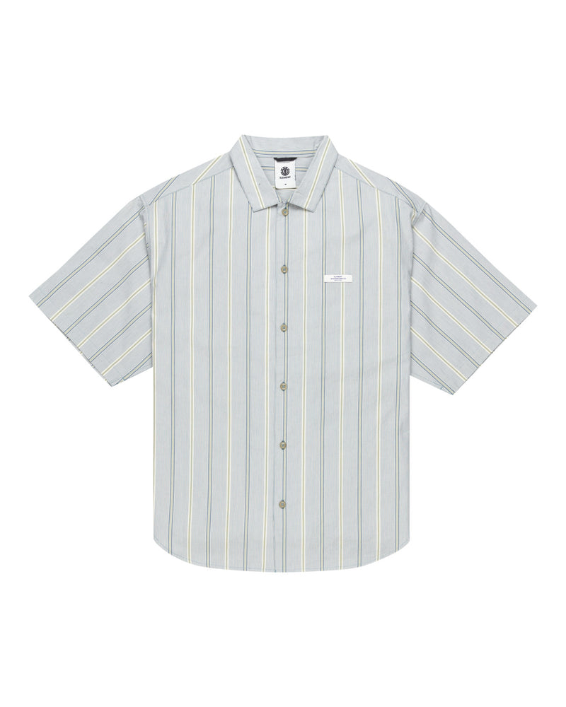 Load image into Gallery viewer, Element Men&#39;s Idle Shirt Beige/Blue/Riffle Green ELYWT00169_TEG4
