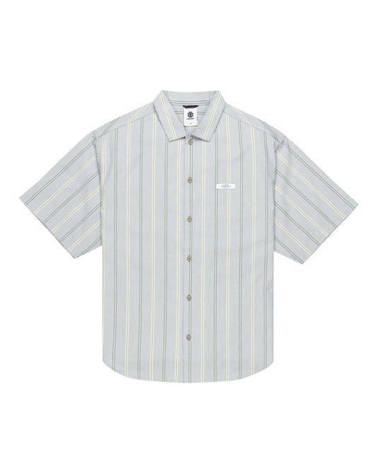 Element Men's Idle Shirt Beige/Blue/Riffle Green ELYWT00169_TEG4