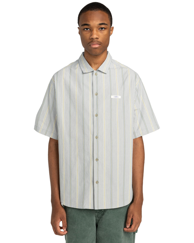 Load image into Gallery viewer, Element Men&#39;s Idle Shirt Beige/Blue/Riffle Green ELYWT00169_TEG4

