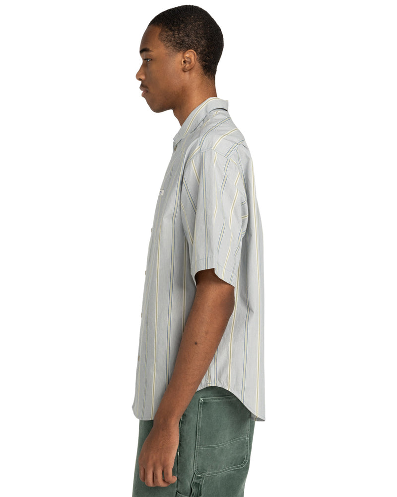 Load image into Gallery viewer, Element Men&#39;s Idle Shirt Beige/Blue/Riffle Green ELYWT00169_TEG4
