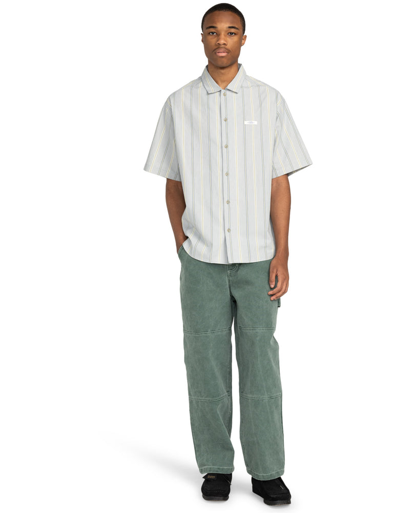 Load image into Gallery viewer, Element Men&#39;s Idle Shirt Beige/Blue/Riffle Green ELYWT00169_TEG4
