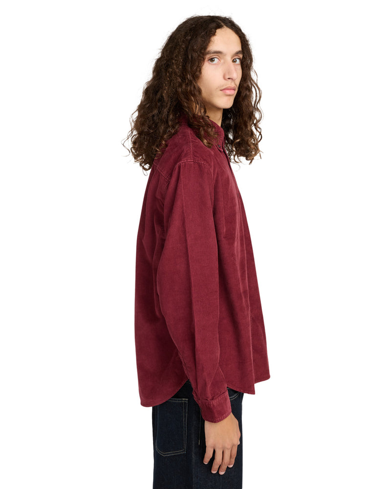 Load image into Gallery viewer, Element Men&#39;s Button Down Regular Corduroy Shirt Zinfandel ELYWT00187-RSS0
