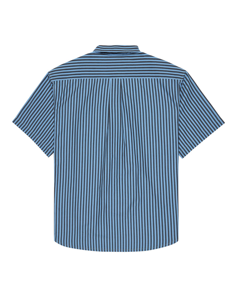 Load image into Gallery viewer, Element Men's Regular Button Down Short Sleeve Shirt Riviera/Offblack ELYWT00196-BLC3
