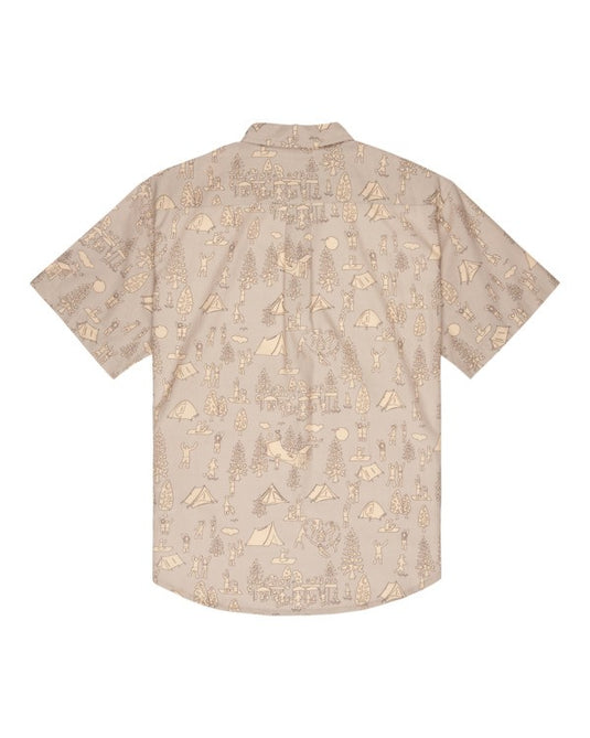 Element Men's Regular Classic Printed Short Sleeve Shirt Camp ELYWT00197-SHD7