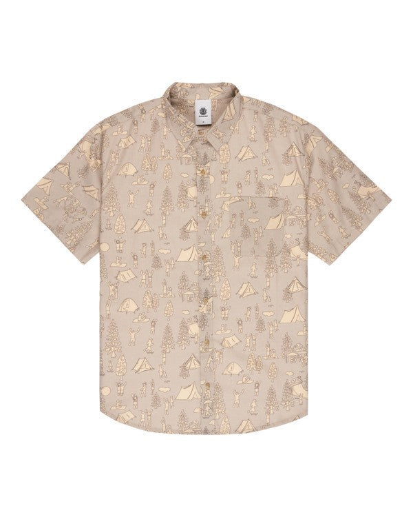 Load image into Gallery viewer, Element Men's Regular Classic Printed Short Sleeve Shirt Camp ELYWT00197-SHD7
