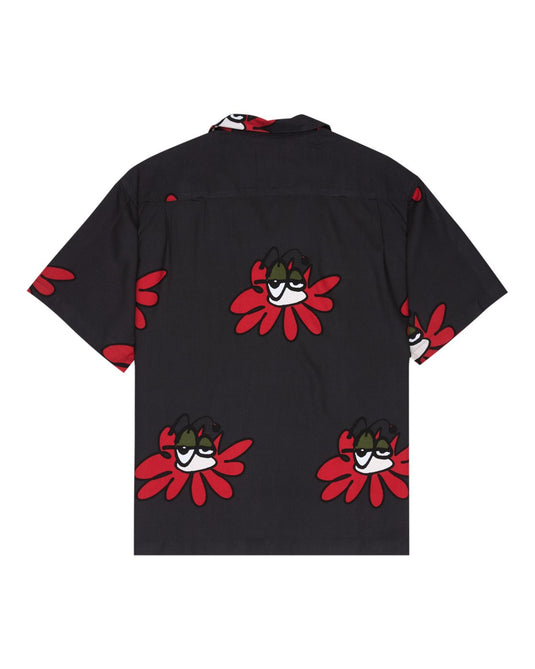Element Men's Relax Resort Short Sleeve Shirt Poppies ELYWT00203-KVD7
