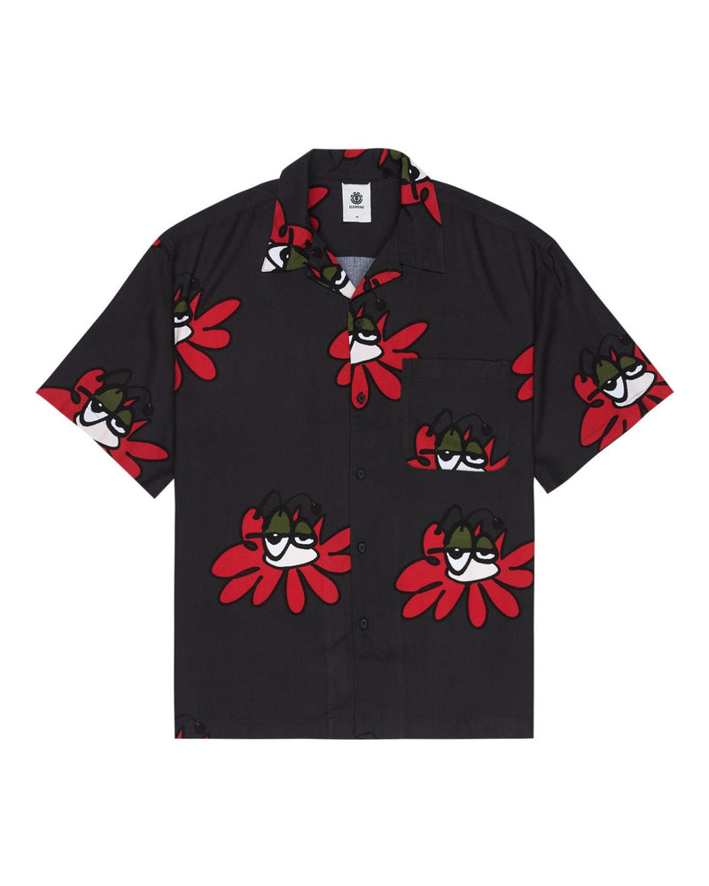 Load image into Gallery viewer, Element Men's Relax Resort Short Sleeve Shirt Poppies ELYWT00203-KVD7
