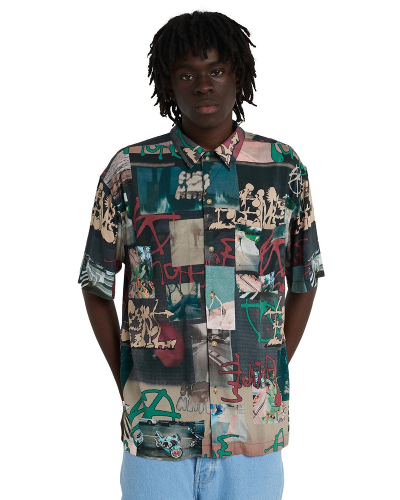 Load image into Gallery viewer, Element Men's Relax Resort Short Sleeve Shirt Scenes ELYWT00203-CLM6

