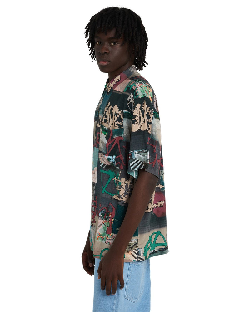 Load image into Gallery viewer, Element Men's Relax Resort Short Sleeve Shirt Scenes ELYWT00203-CLM6
