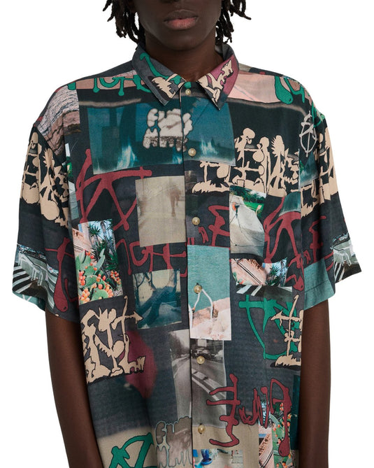 Element Men's Relax Resort Short Sleeve Shirt Scenes ELYWT00203-CLM6