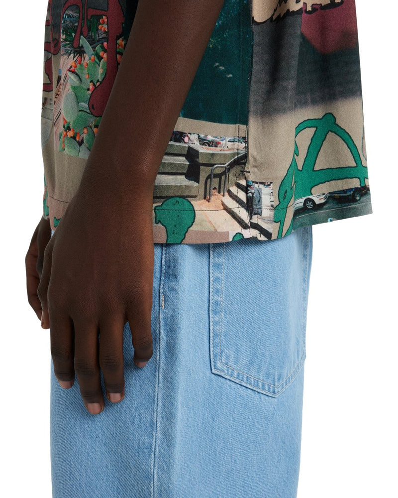 Load image into Gallery viewer, Element Men's Relax Resort Short Sleeve Shirt Scenes ELYWT00203-CLM6
