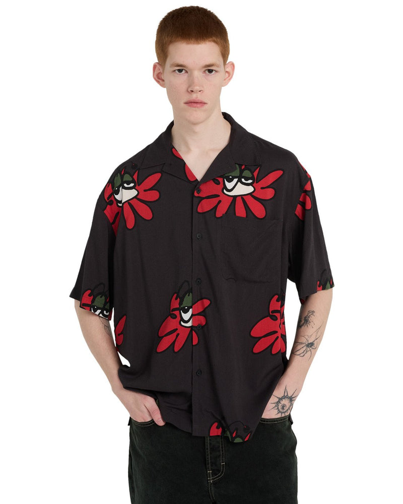 Load image into Gallery viewer, Element Men's Relax Resort Short Sleeve Shirt Poppies ELYWT00203-KVD7
