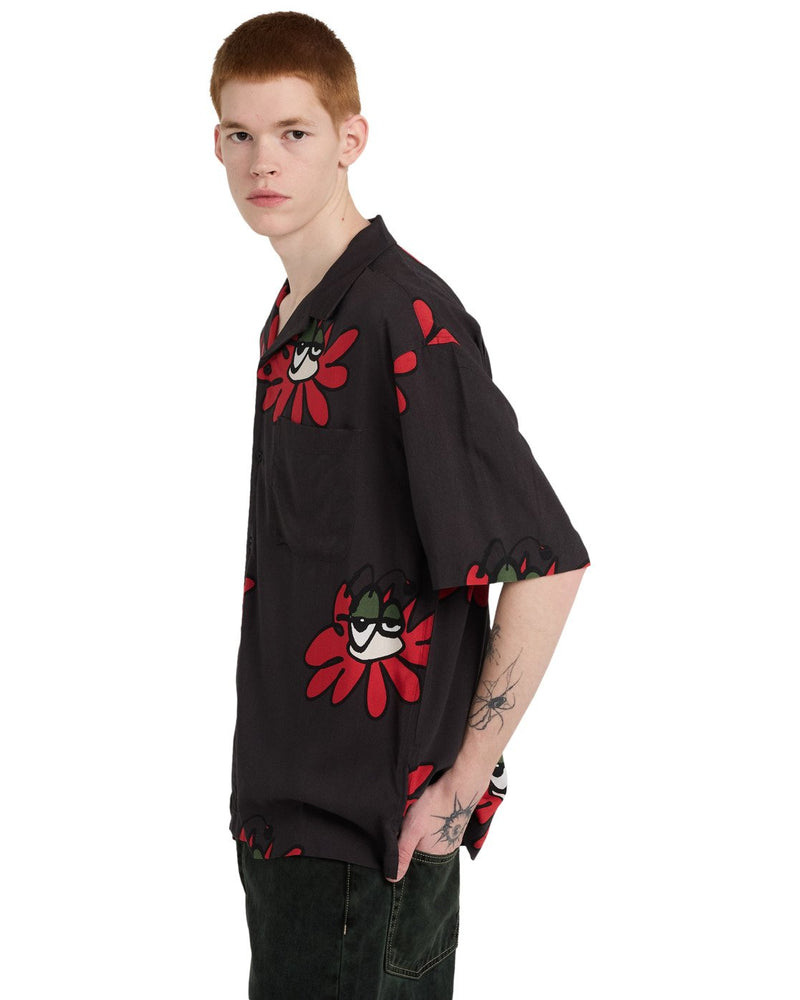 Load image into Gallery viewer, Element Men's Relax Resort Short Sleeve Shirt Poppies ELYWT00203-KVD7
