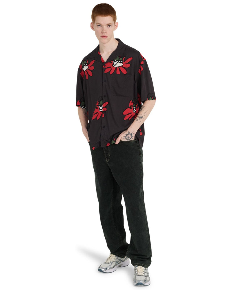 Load image into Gallery viewer, Element Men's Relax Resort Short Sleeve Shirt Poppies ELYWT00203-KVD7
