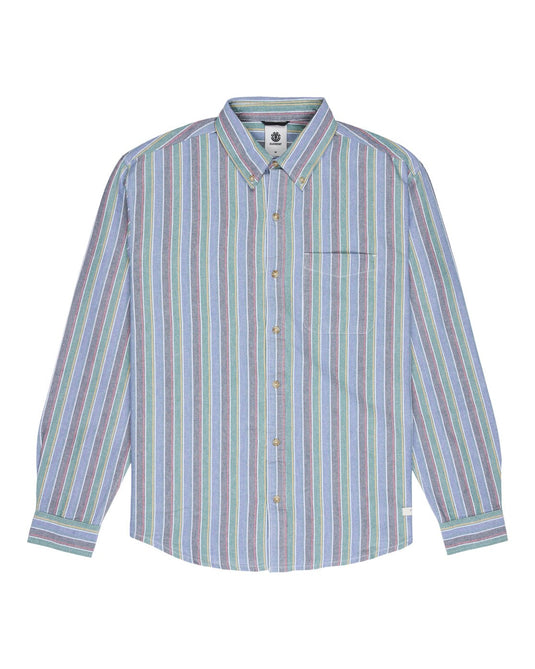 Element Men's Button Down Regular Oxford Long Sleeve Shirt Multicolours ELYWT00207-BJG4