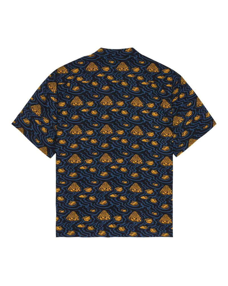 Load image into Gallery viewer, Element Men's Timber Relax Resort Short Sleeve Shirt Frogs ELYWT00209-GQM6
