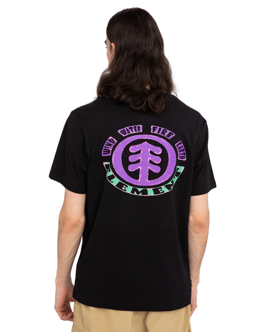 Element Men's Sandy Regular Fit T-Shirt Flint Black  ELYZT00361-FBK