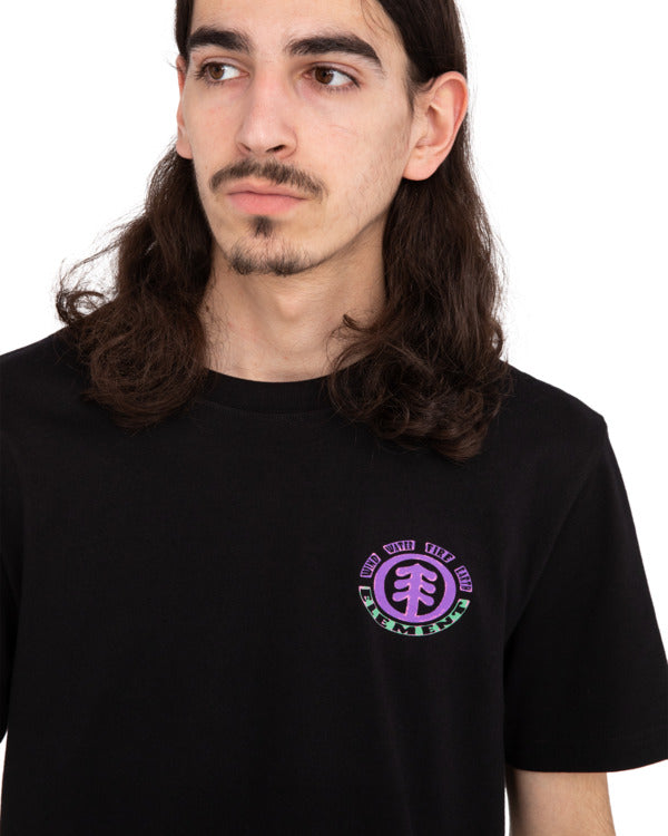 Load image into Gallery viewer, Element Men&#39;s Sandy Regular Fit T-Shirt Flint Black  ELYZT00361-FBK
