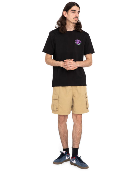 Element Men's Sandy Regular Fit T-Shirt Flint Black  ELYZT00361-FBK