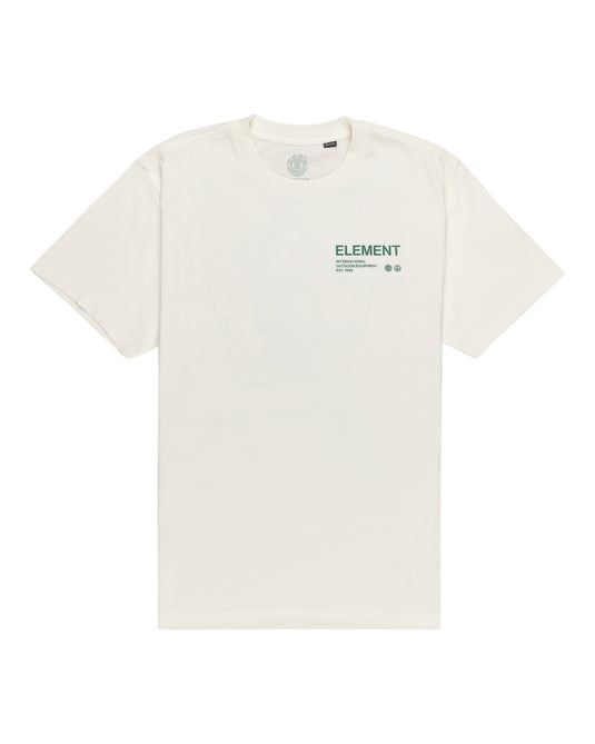 Element Men's Horned Outlook Relaxed Fit T-shirt Egret ELYZT00367-WBS0