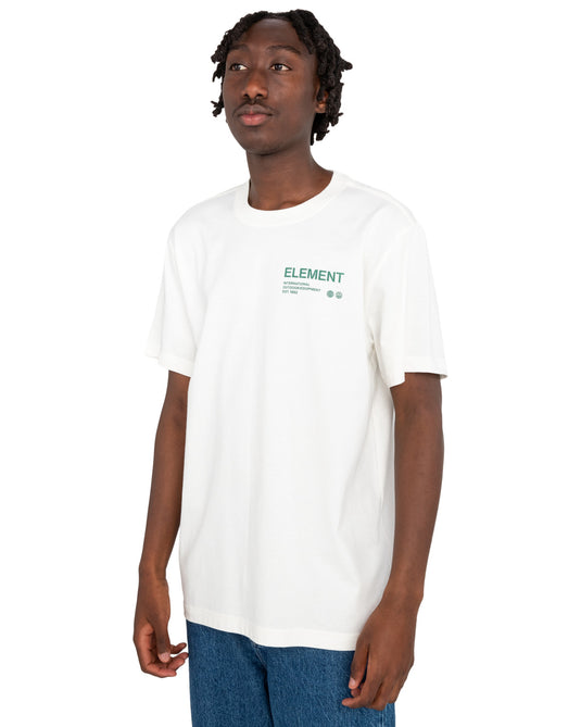 Element Men's Horned Outlook Relaxed Fit T-shirt Egret ELYZT00367-WBS0