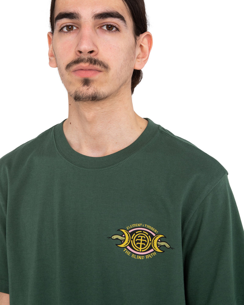 Load image into Gallery viewer, Element Men&#39;s Timber Acceptance Regular Fit T-Shirt Garden Topiary ELYZT00370-GRT0
