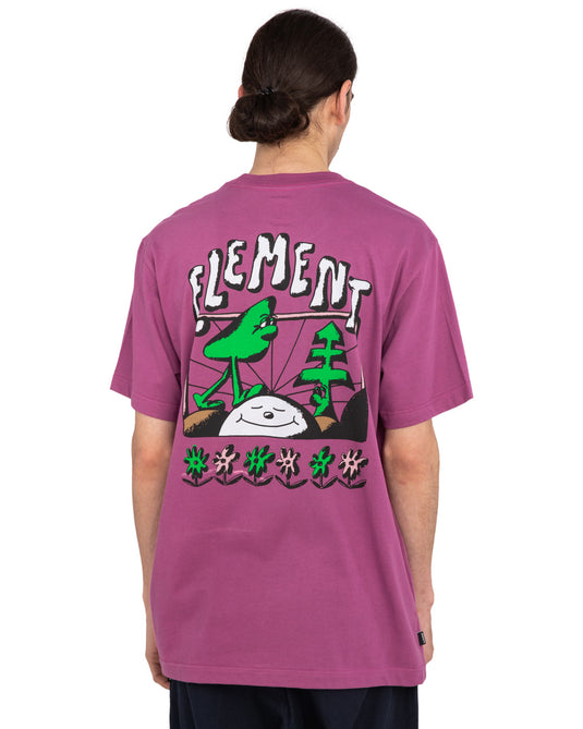 Element Men's Quiet Relax Fit T-Shirt Amethyst ELYZT00386-PNJ0