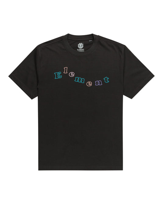 Element Men's Dawn Relax Fit T-Shirt Off Black ELYZT00387-KTA0