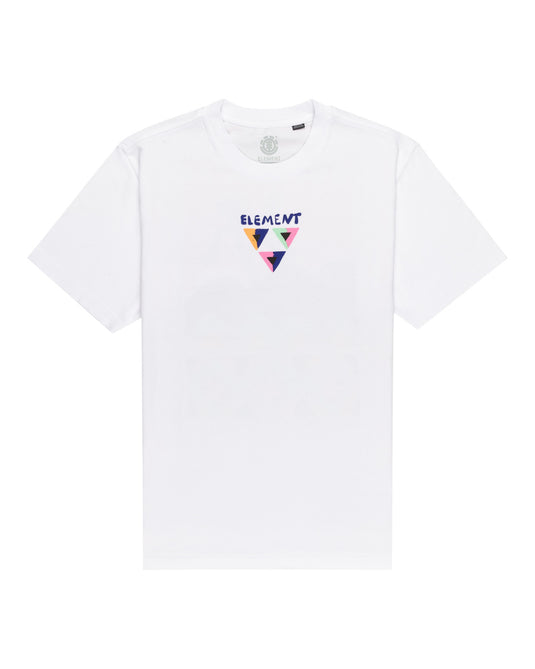 Element Men's Conquer Relax Fit T-shirt Optic White ELYZT00398-WBB0
