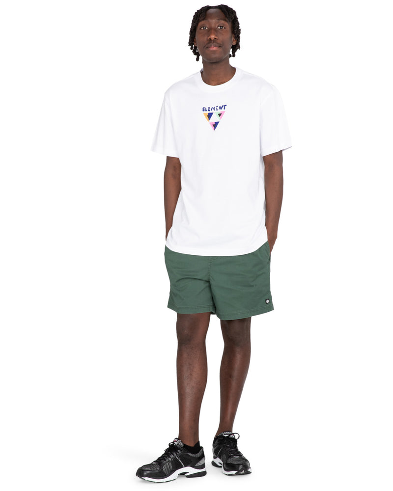 Load image into Gallery viewer, Element Men&#39;s Conquer Relax Fit T-shirt Optic White ELYZT00398-WBB0
