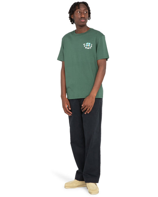 Element Men's Vancouver Worldwide Regular Fit T-Shirt Garden Topiary ELYZT00403-GRT0