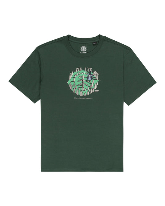 Element Men's Magical Place Regular Fit T-Shirt Garden Topiary ELYZT00408-GRT0