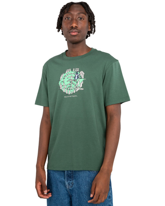 Element Men's Magical Place Regular Fit T-Shirt Garden Topiary ELYZT00408-GRT0