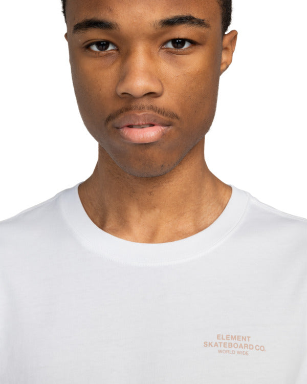 Load image into Gallery viewer, Element Men&#39;s Skateboard Co Short Sleeves T-Shirt Optic White ELYZT00493-WBB0
