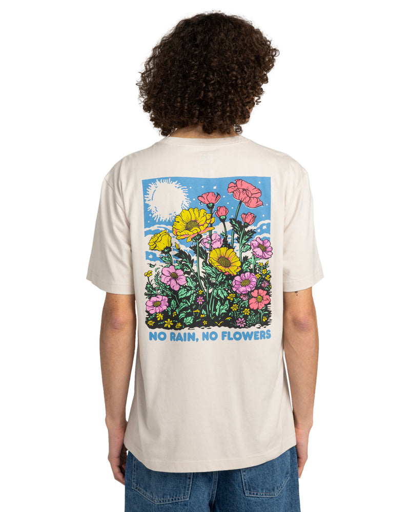 Load image into Gallery viewer, Element Men&#39;s No Rain Short Sleeve T-Shirt Oat Milk ELYZT00509-TEG0

