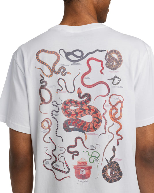 Element Men's SBXE Nest Short Sleeve T-Shirt Optic White ELYZT00516-WBB0