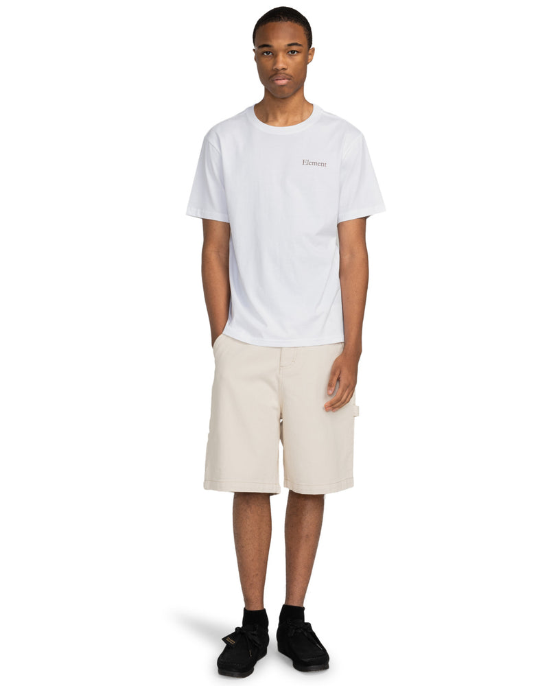 Load image into Gallery viewer, Element Men&#39;s SBXE Nest Short Sleeve T-Shirt Optic White ELYZT00516-WBB0
