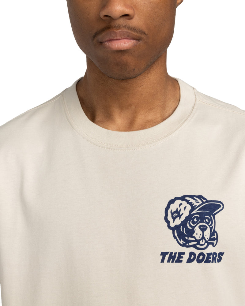 Load image into Gallery viewer, Element Men&#39;s Timber Builder Short Sleeves T-Shirt Oat Milk ELYZT00518-TEG0

