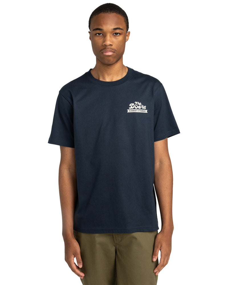 Load image into Gallery viewer, Element Men&#39;s Timber Carry Short Sleeves T-Shirt Eclipse Navy ELYZT00520-ECN
